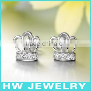 40616 Micro Pave 925 Sterling Silver Earrings thumbnail-1