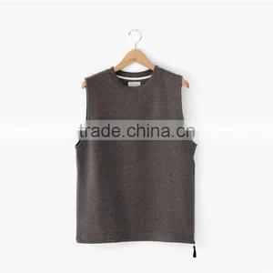 2016 Men's French Terry Vest Autumn Winter Tank Top for Gentlemen Thick Vest for Wiinter thumbnail-1