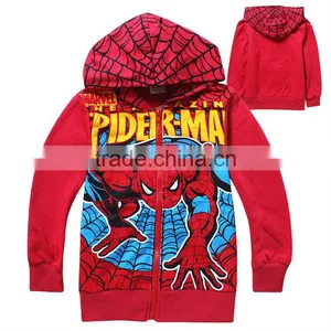 New Boys Cartoon Zipper Hoodies Children Sweatshirts Boys Autumn Clothes thumbnail-1