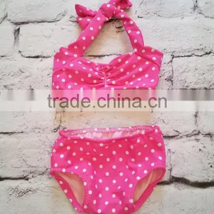 2017 Summer Soft Cotton Boutique Print Young Girl Swimsuit Pattern thumbnail-4
