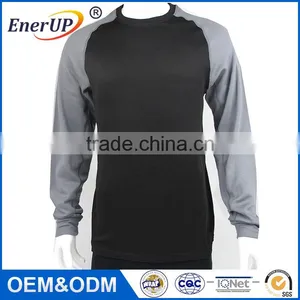 Sports Running Long Sleeve Breathable Thermal Wicking Antibacterial Crew Neck Man Shirt thumbnail-3
