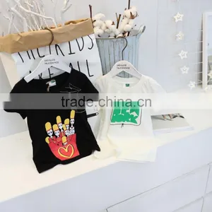 Boutique Children's Clothing Cartoon O-neck T-shirt Boys Korean Printing Pure Cotton T-shirt thumbnail-5