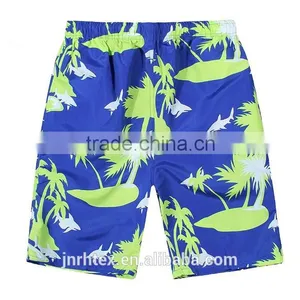 2015 Summer Fashion Custom Polyster and Cotton Printed Mens Beach Shorts thumbnail-3