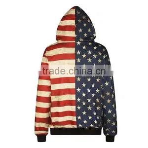 3D Sublimation Printing Bulk Polyester Pull Over Wholesale Lightweight Hoodie thumbnail-2