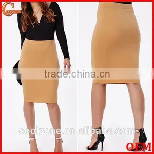 Plus Size Bodycon Fit Midi Skirt Wholesale Ladies Skirt Fashion 2015 thumbnail-1