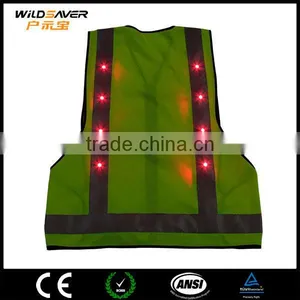 Hi Vis Soft Works Clothing Sercurity Jacket /Police Reflective Vest thumbnail-1