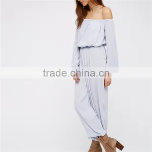 New Vintage Boho Clothing off Shoulder Summer Jumpsuits for Women thumbnail-2