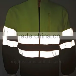 Two-color High Visibility Polar Jacket With Reflective Tapes in Body and Arms thumbnail-5