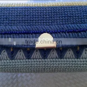 Plastic Canvas Clutchbag Sheets/Shapes ,Cross Stitch Purse/Bag 14X13inch thumbnail-4