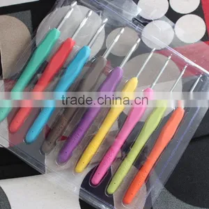 High Quality 9PCS TPR Aluminum Crochet Kits/Knitting Needles thumbnail-2