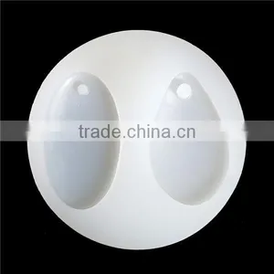 Cheap Wholesale Oval Drop White 8.7cm Silicone Resin Mold thumbnail-1