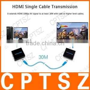 1080P Network HDMI Extender Receiver + Transmitter(Sender) Extender Over Ethernet LAN RJ45 CAT5E CAT6 For HD DVD PS3 Projector thumbnail-4
