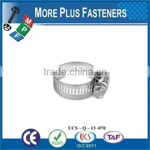 Made in Taiwan Stainless Steel Strong Stainless Steel Hose Clamps Flexible Hose Clamp Heavy Torque Hose Clamp thumbnail-3