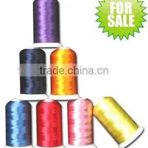 Twisted Yarn Type and Colorful Viscose Rayon Embroidery Thread thumbnail-1