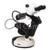 Gemological Microscope With LED Point Light, Dark Field Illumination, Rotatable Base thumbnail-1