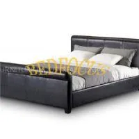 Top Quality Black Platform PU Leather Bed Bed-P-100 thumbnail-1