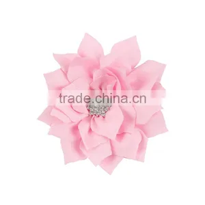 The New Hot Hair Multilayer Diamond Corner Playhouse Lotus Leaf Flower Hairpin 13 Color Optional thumbnail-4