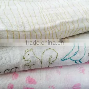 Hot Sales 100% Cotton Muslin Baby Wraps thumbnail-2