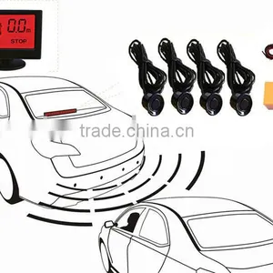 Three Colours LCD Display Parking System Car Radar Detector thumbnail-3