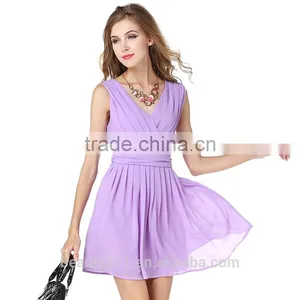 Latest Custom Sublimation Print Women Lady Casual Dress SD78 thumbnail-4