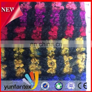 The Woolen Fabric for Woolen Coat 2016 Most Fashion The Fancy Yarn With Mohair Ring Fancy Yarn, Rayon Satin Band ;garment Custom thumbnail-2
