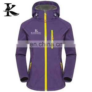 OEM Custom Cheap Womens Waterproof Softshell Jacket thumbnail-1