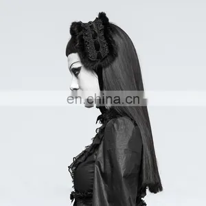 Pyon Pyon Gothic Lolita Black Collar-headband LS-046 thumbnail-2