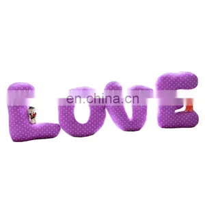 Wedding Gift LOVE Letter Shape Decorated Pillow Bedding Pillow thumbnail-3