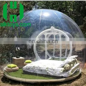 2017 Romantic Clear Giant Inflatable Dome Bubble Tent for Sale,inflatable Transparent Bubble Tent for Camping thumbnail-1