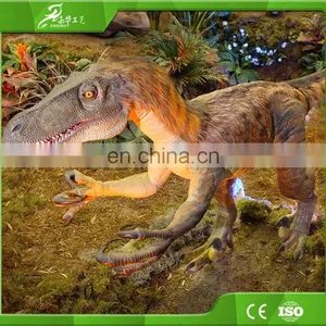 China Customized Playground Equipment Fiberglass Velociraptor Dinosaur thumbnail-2