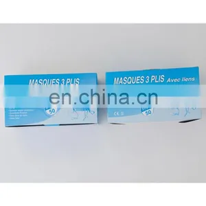 3 Ply Blue Surgeon Surgical PP Face Mask Tie-on Suppliers thumbnail-5