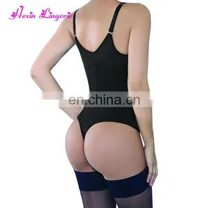 Bulk Stocks Oem Black Adjustable Women Body Shaper High Waist thumbnail-4