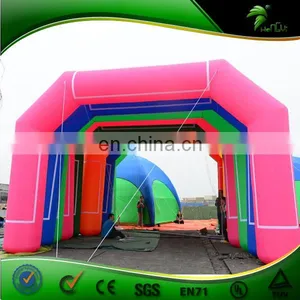 Colorful Commercial Inflatable Wide Tube Race Star and Finish Line Gate Arch for Event thumbnail-6