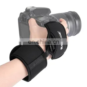 Factory Stock Same Day Shipping Camera Strap,Soft Hand Grip,NeopreneWrist Strap With 1/4 Inch Screw Plastic Plate for SLR DSLR C thumbnail-1