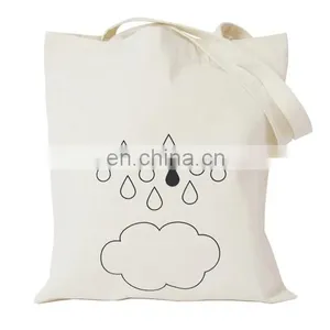 Custom Logo Handle Canvas Shopping Bag Canvas Tote Bag thumbnail-6
