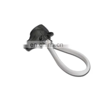 Lovely Animal Head Shaped Silicone Keychain thumbnail-3