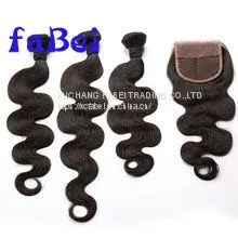 4*4 Free Part 3 Tone Color Closure Hair Pieces Kinky Curly Virgin Human Hair Lace Closure thumbnail-3