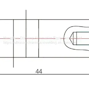 150W 60 Khz Ultrasonic Transducer For Contactless Card Copper Embedding 2pcs Ceramic Discs thumbnail-2