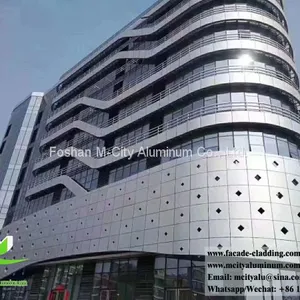 China Factory 3mm Aluminum Perforated Screen Metal Sheet for Wall Cladding Decoration thumbnail-2