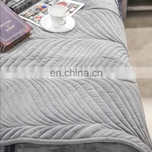 Solid Grey King Size Lightweight Washed Quilt Set Coverlet /comforter Bedding Bed Sheets Sets thumbnail-3