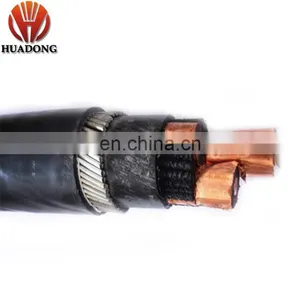 3X150mm2 Medium Voltage PVC Sheathed XLPE Insulated Copper Power Cable thumbnail-1