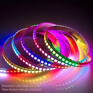 DC5V RGB LED Tape IP20 144LEDS Digital RGB Pixel LED Strip LC8812 thumbnail-4