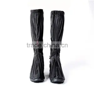 Hot Sale PVC Outsole Material and Low Upper Material Black Rain Shoe Cover thumbnail-1