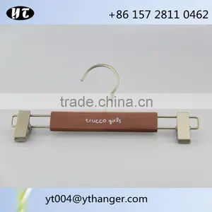 Children Wooden Hanger and Pants Hanger Cute Kids Wooden Hanger thumbnail-3