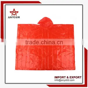 Good Quality 2015 New Arrival How Sale High Quality Logo Printed Whosale Kids Disposable Rain Poncho thumbnail-1