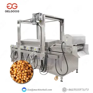 Industrial Automatic Oil-saving Soybean Bean Fryer Machine Chickpea Frying Machine thumbnail-4