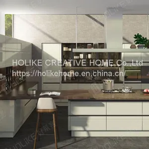 BEIGE PAINTED KITCHEN CABINET thumbnail-1