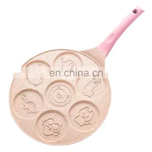 Pink Die Cast Heavy Duty Non Stick Kids Aluminum Wholesale Pie Custom Cooking Baking Dishes Pots Pans thumbnail-5