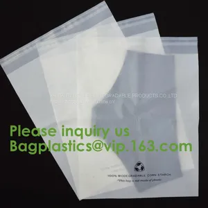 Compostable Biodegradable Packaging Mailing Bag With Handle,Biodegradable Compostable Plastic Courier Shipping Envelope thumbnail-5