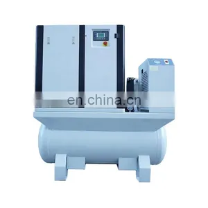 Integrated Screw Air Compressor 5.5kw Combined Air-compressors With Dryer and Tank 5.5KW-22KW thumbnail-1